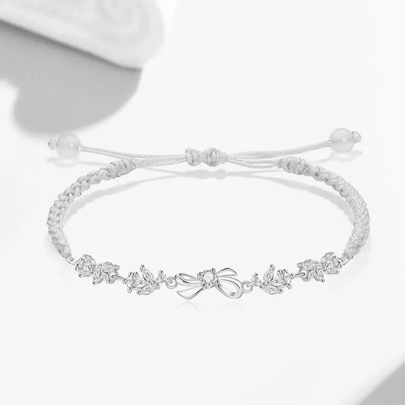 JOYDINNY Alloy Rope Bracelets Women's-3