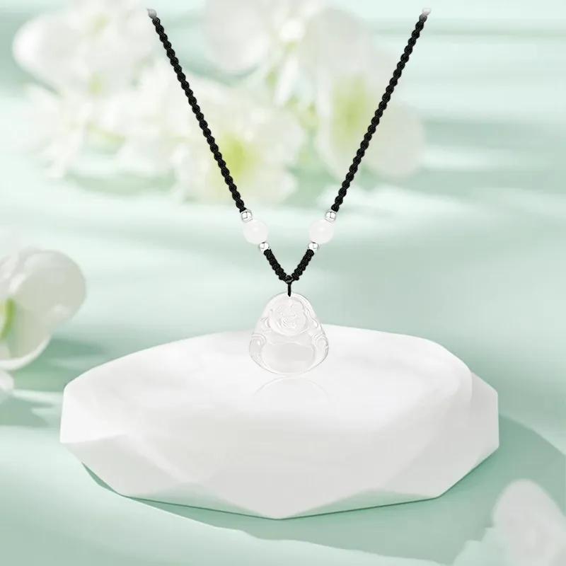 JOYDINNY Chalcedony Jade Necklaces Women's-2