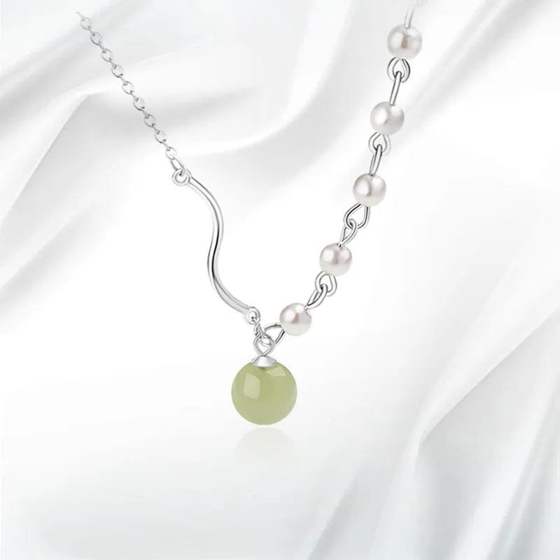 JOYDINNY Aventurine Necklaces Women's-1