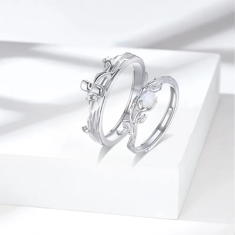 JOYDINNY S925 Silver Rings Unisex-3