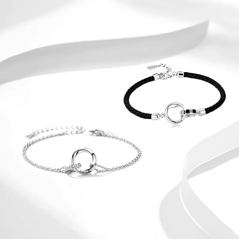 JOYDINNY Alloy Bracelets Unisex-1
