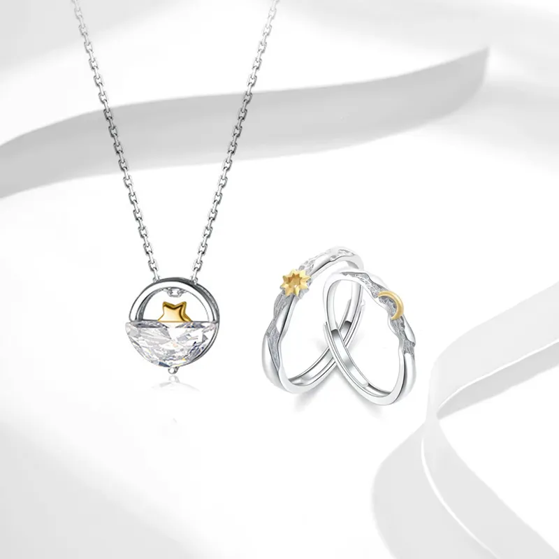 JOYDINNY S925 Silver Necklaces Unisex-3