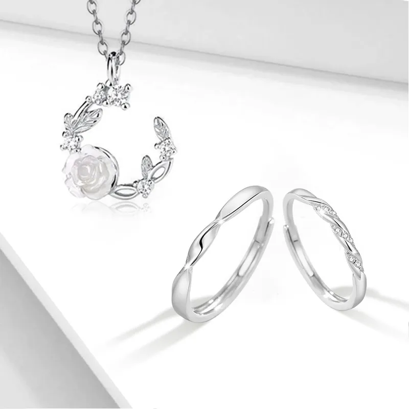 JOYDINNY S999 Fine Silver Rings Unisex-3