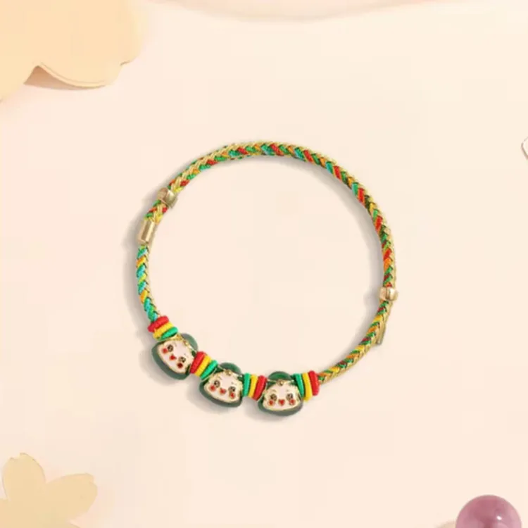 JOYDINNY Alloy Rope Bracelets Unisex-1