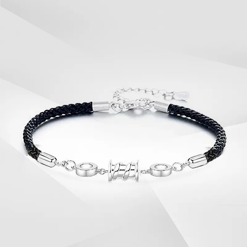 JOYDINNY Alloy Rope Bracelets Unisex-1