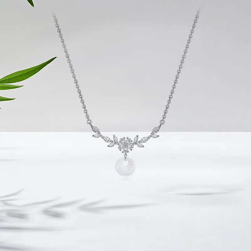 JOYDINNY Chalcedony Necklaces Women's-2