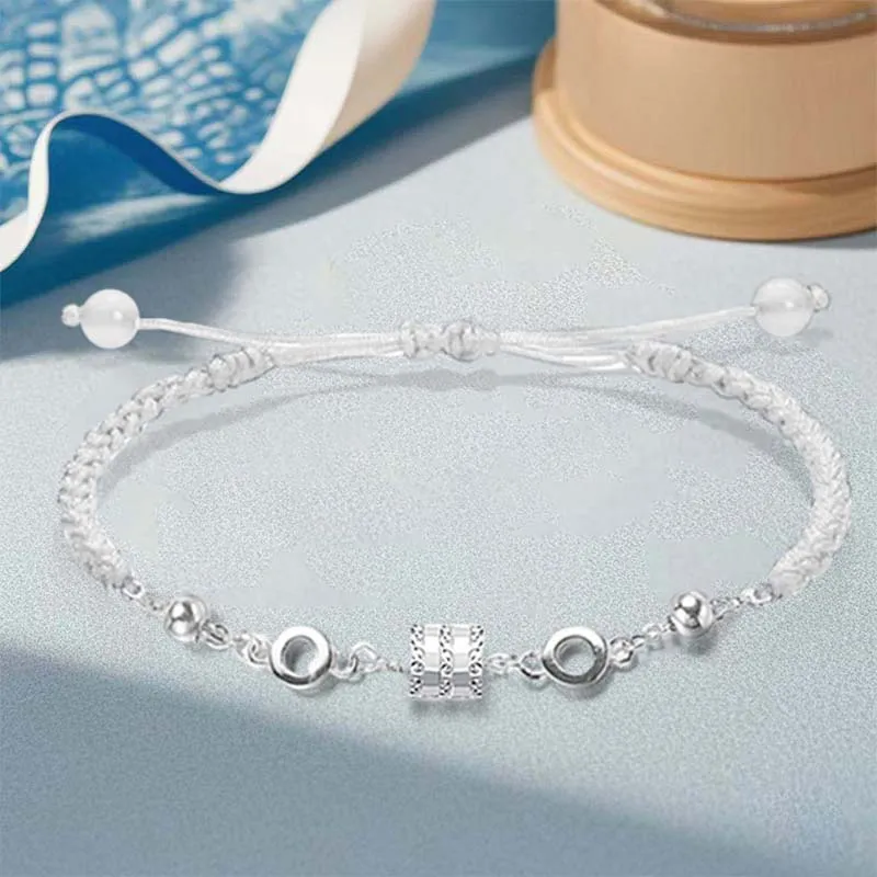 JOYDINNY Alloy Rope Bracelets Unisex-2