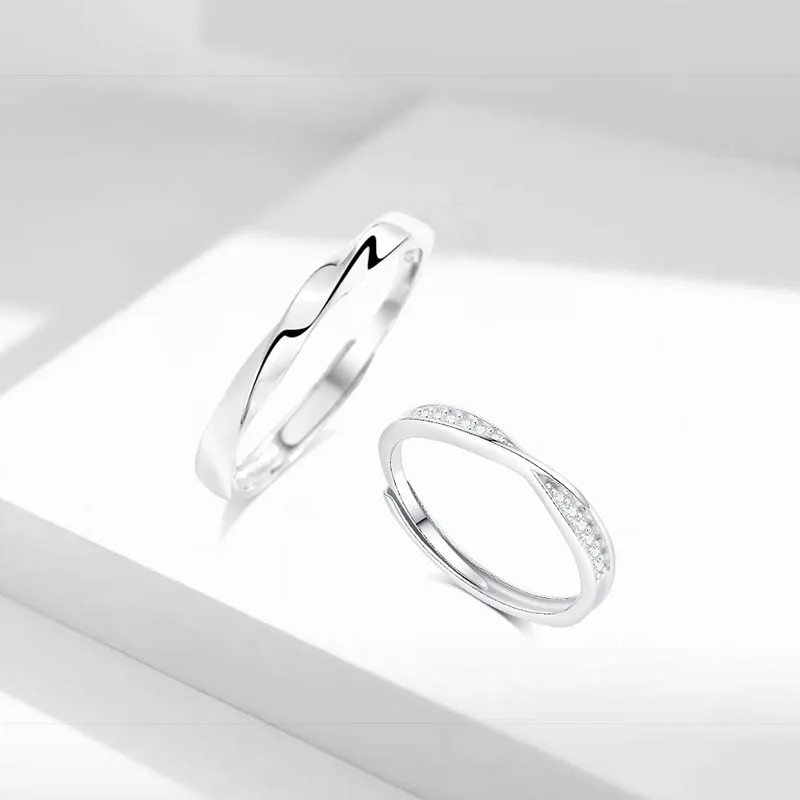 JOYDINNY Sterling Silver Rings Unisex-2