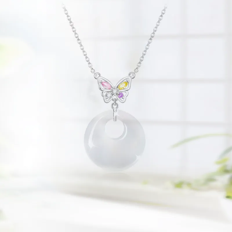 JOYDINNY Chalcedony Necklaces Women's-2