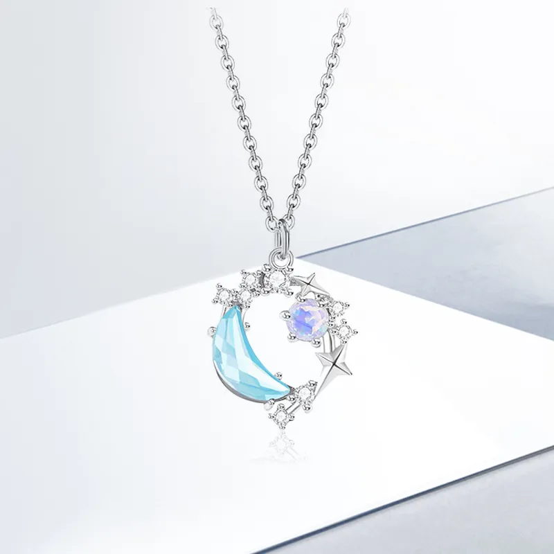 JOYDINNY Colored Glaze Necklaces Women's-3