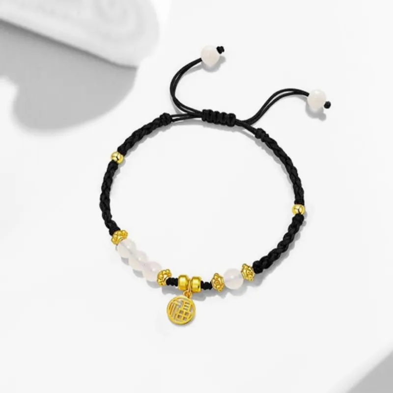JOYDINNY Alloy Rope Bracelets Women's-3