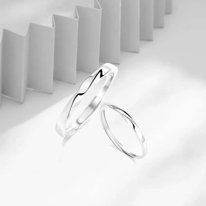 JOYDINNY Sterling Silver Rings Unisex-1