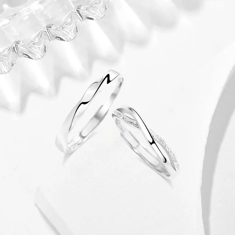 JOYDINNY S999 Fine Silver Rings Unisex-2