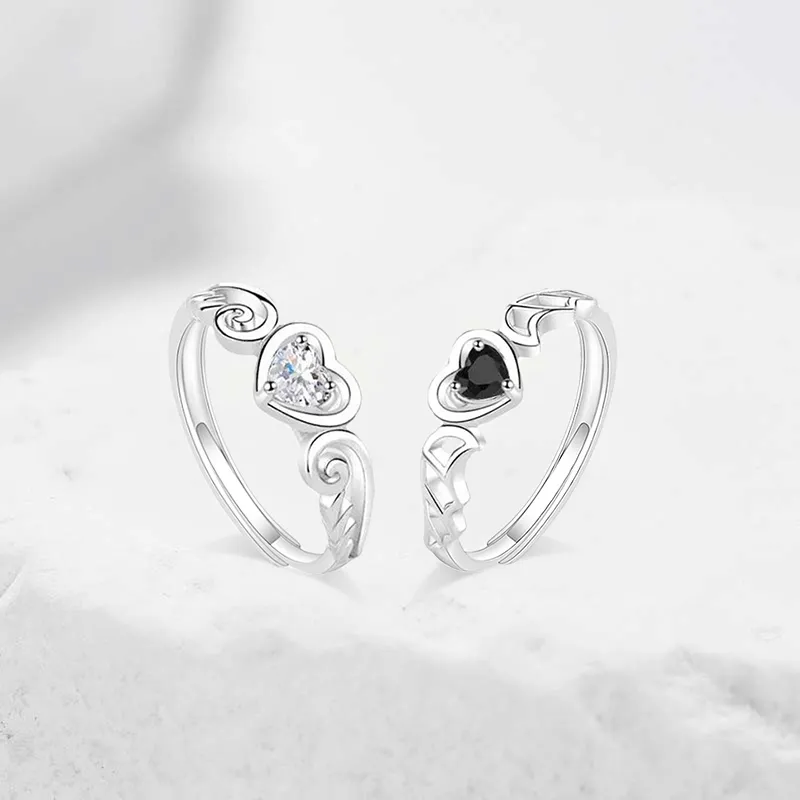JOYDINNY S999 Fine Silver Rings Unisex-1