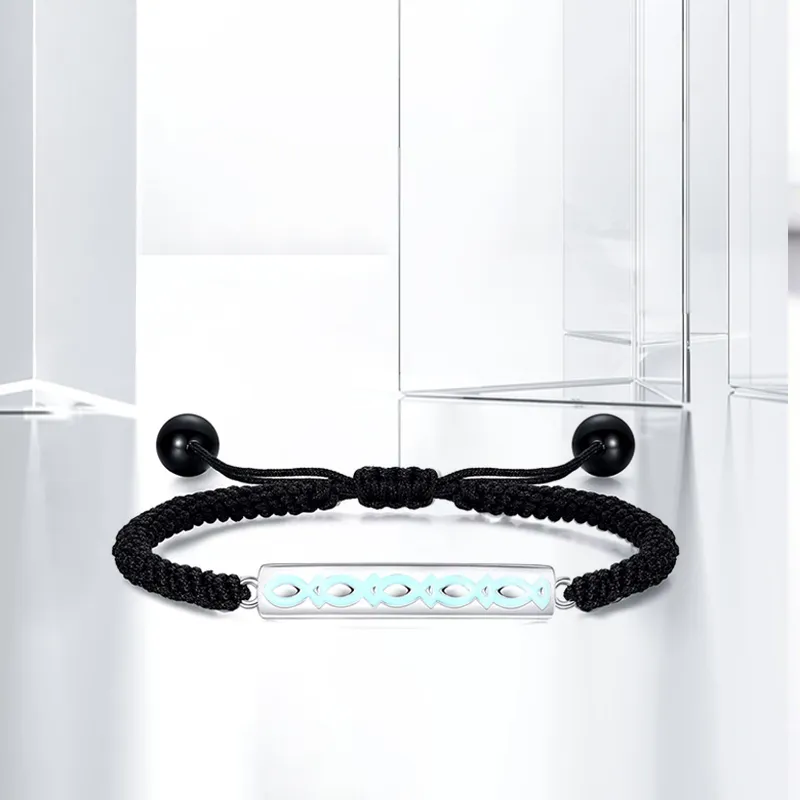 JOYDINNY Alloy Rope Bracelets Unisex-3