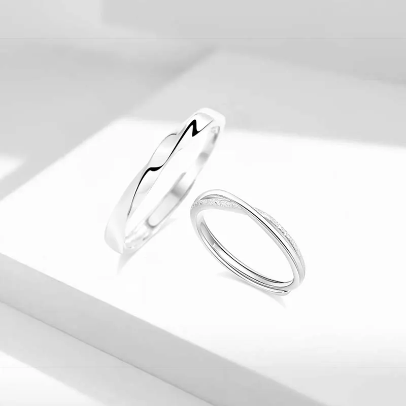 JOYDINNY S999 Fine Silver Rings Unisex-2