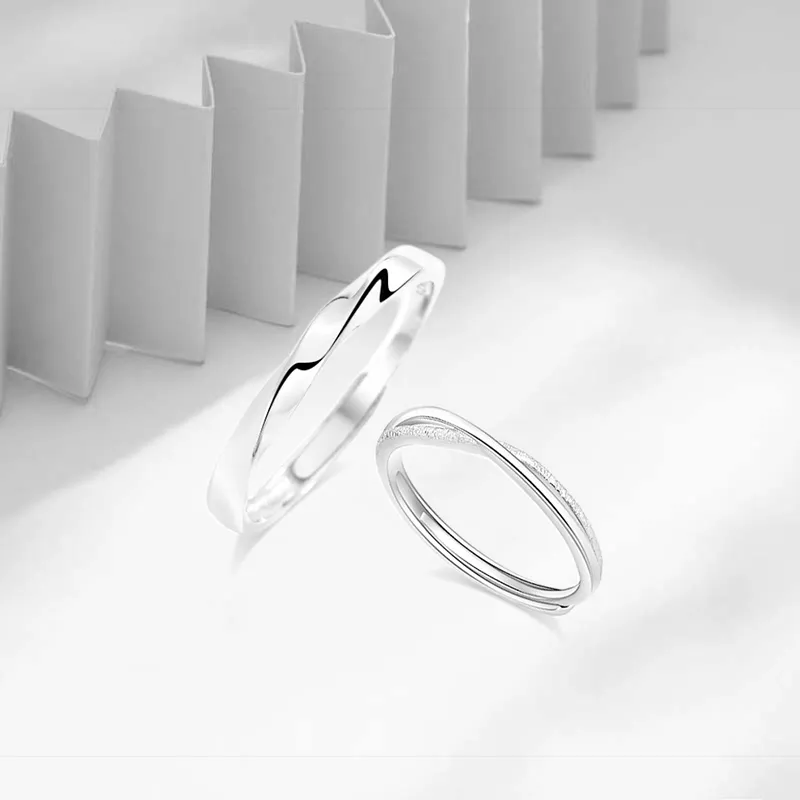 JOYDINNY S999 Fine Silver Rings Unisex-1