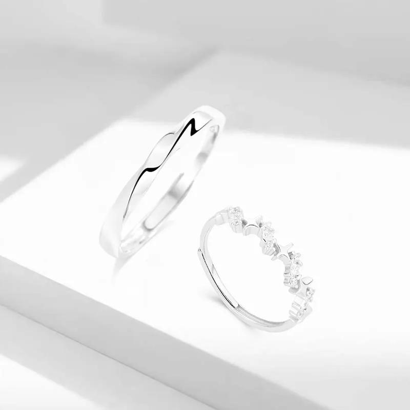 JOYDINNY Sterling Silver Rings Unisex-2