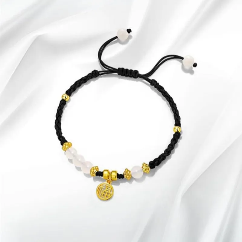 JOYDINNY Alloy Rope Bracelets Women's-4