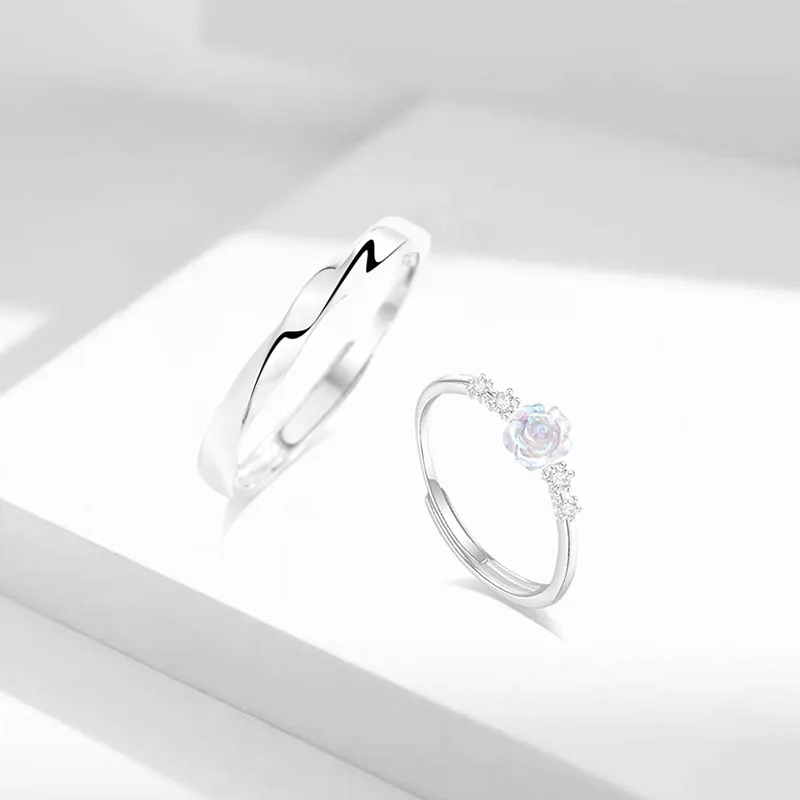 JOYDINNY Sterling Silver Rings Unisex-2