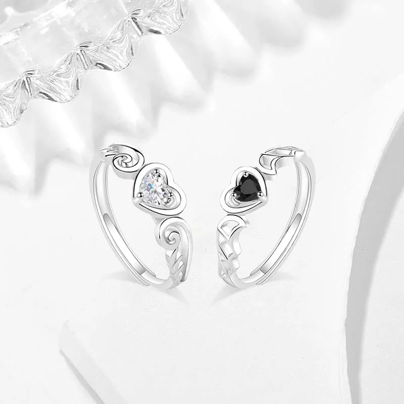 JOYDINNY S999 Fine Silver Rings Unisex-2