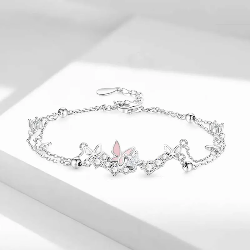 JOYDINNY Alloy Rope Bracelets Unisex-2