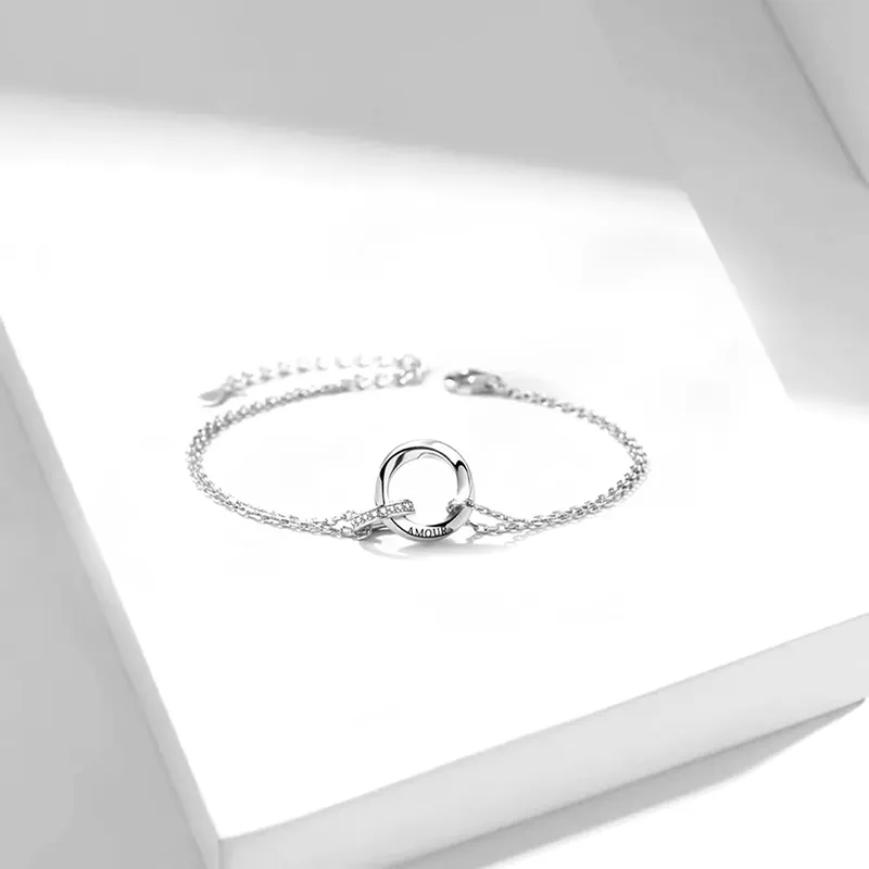 JOYDINNY Alloy Bracelets Unisex-4