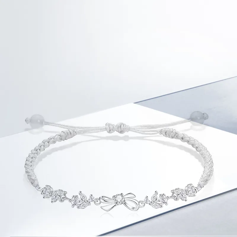 JOYDINNY Alloy Rope Bracelets Women's-4
