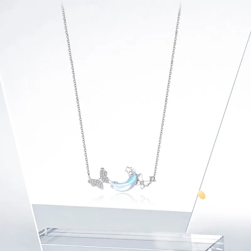 JOYDINNY Colored Glaze Necklaces Women's-1