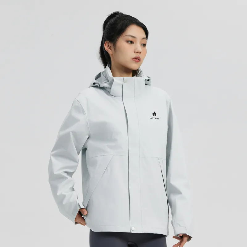 HOTSUIT Outdoor Hiking Waterproof And Windproof To Keep Warm Windbreaker Jacket Unisex-4