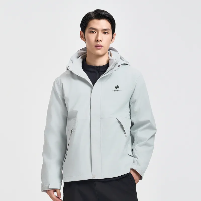 HOTSUIT Outdoor Hiking Waterproof And Windproof To Keep Warm Windbreaker Jacket Unisex-2