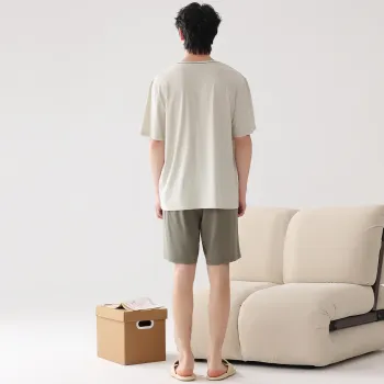 Ordifen Pajama Set Men's Mist Gray