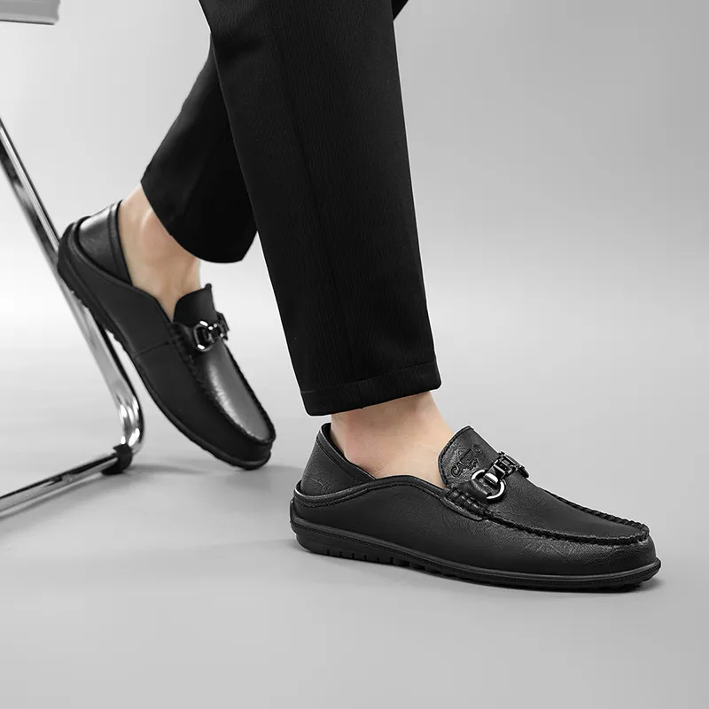 CARTELO Loafers Men Black/Brown-11