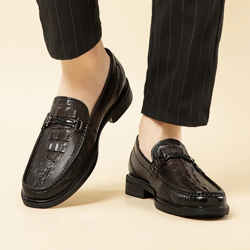 CARTELO Dress Shoes Men Low Top Black-12
