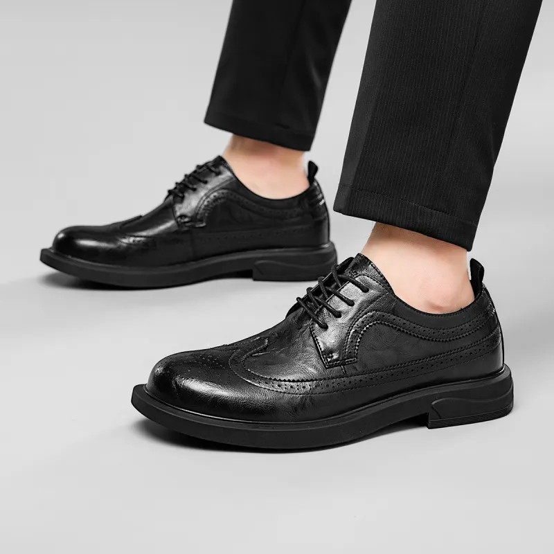 CARTELO Men's Casual Shoes Men Low Top Black-6