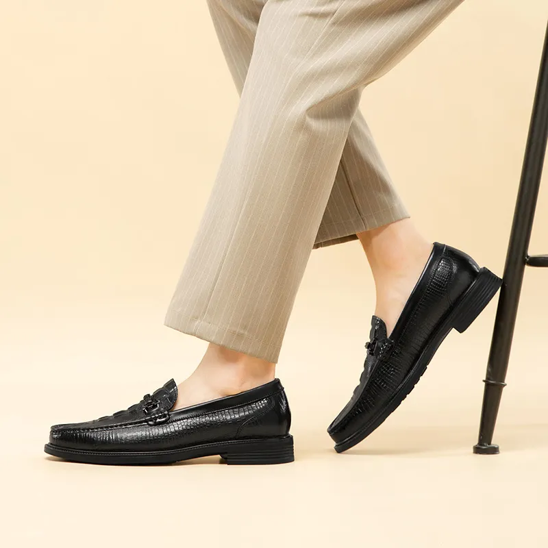 CARTELO Dress Shoes Men Low Top Black-6