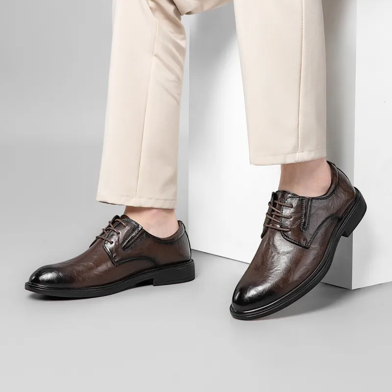 CARTELO Dress Shoes Men Low Top Black-6