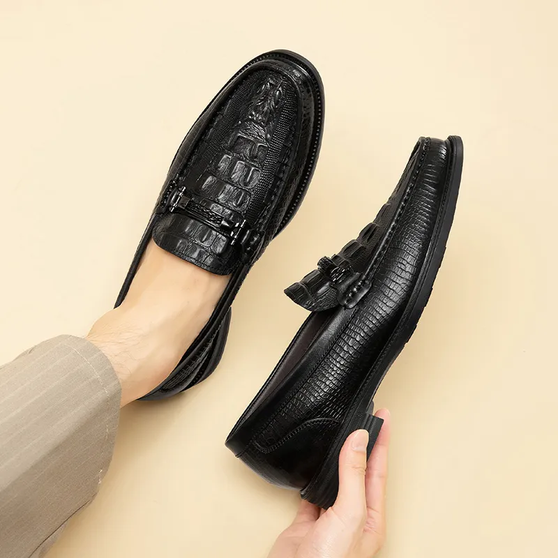 CARTELO Dress Shoes Men Low Top Black-5