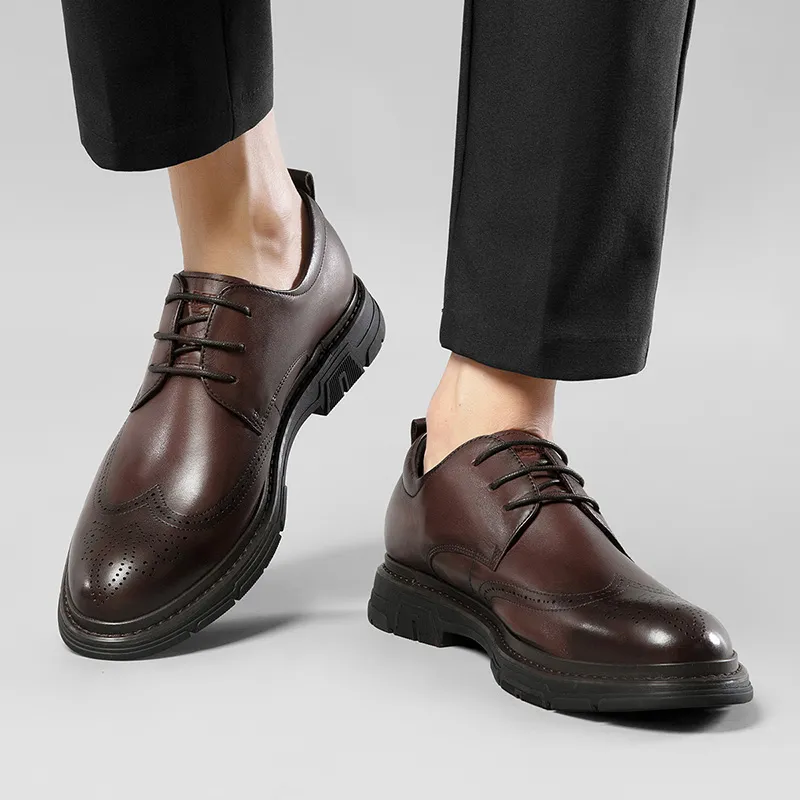 CARTELO Casual Shoes Men's Brown-4