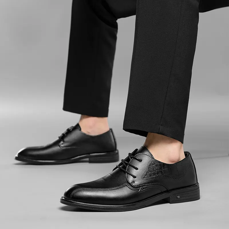 CARTELO Dress Shoes Men Low Top Brown-5
