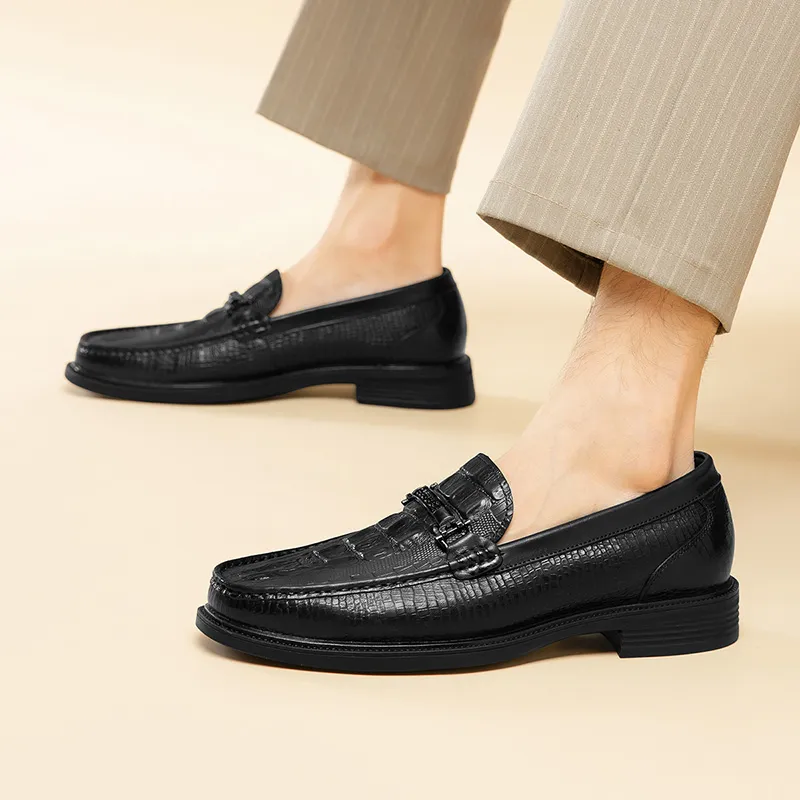 CARTELO Dress Shoes Men Low Top Black-4