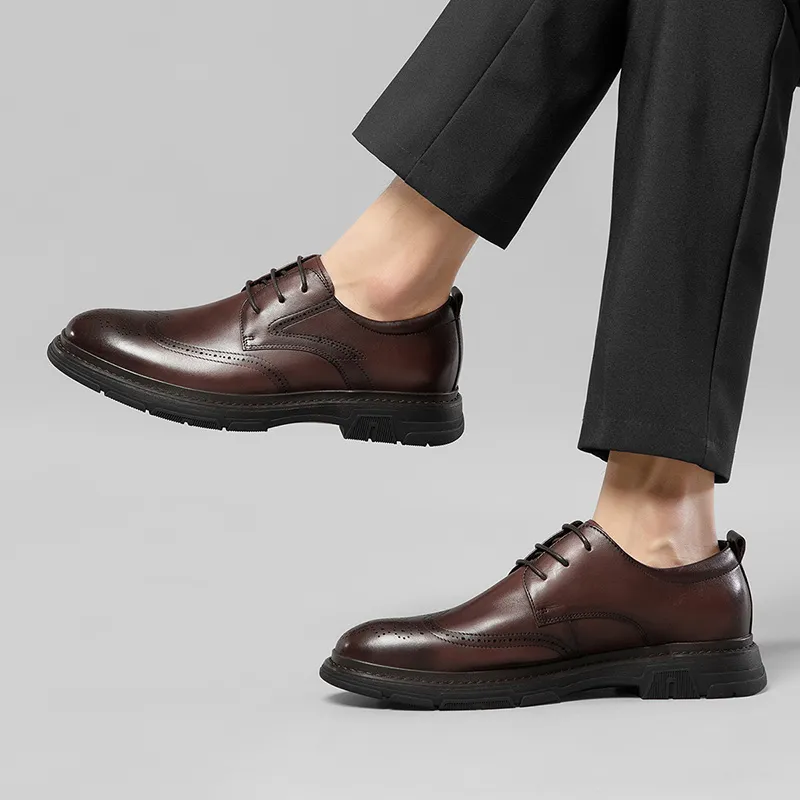 CARTELO Casual Shoes Men's Brown-6