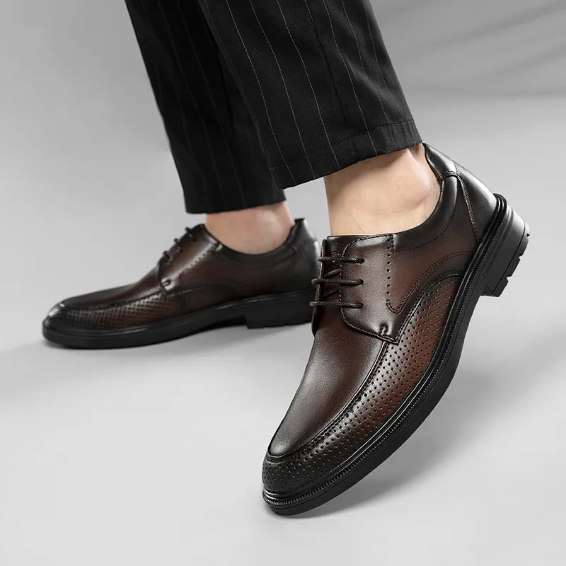 CARTELO Dress Shoes Men Low Top Black/Brown-10