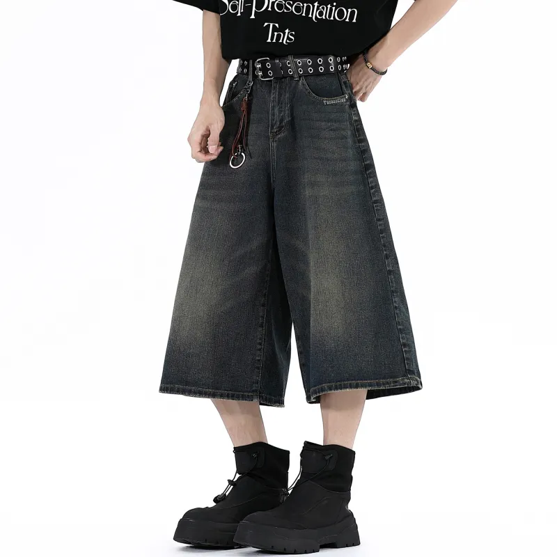 TUCANO Denim Shorts Unisex Washed Color-2