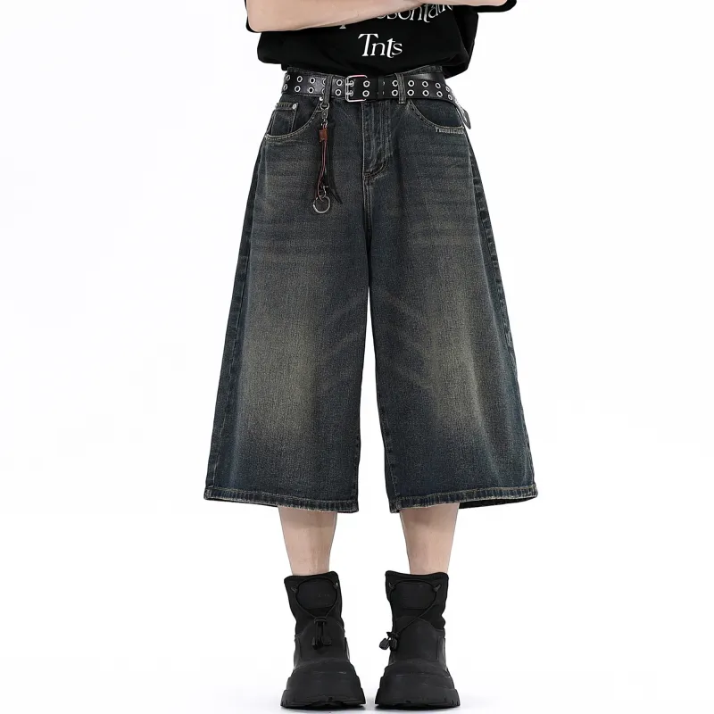 TUCANO Denim Shorts Unisex Washed Color-1