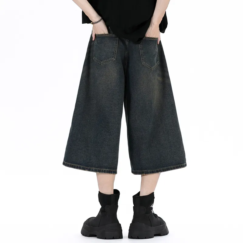 TUCANO Denim Shorts Unisex Washed Color-4