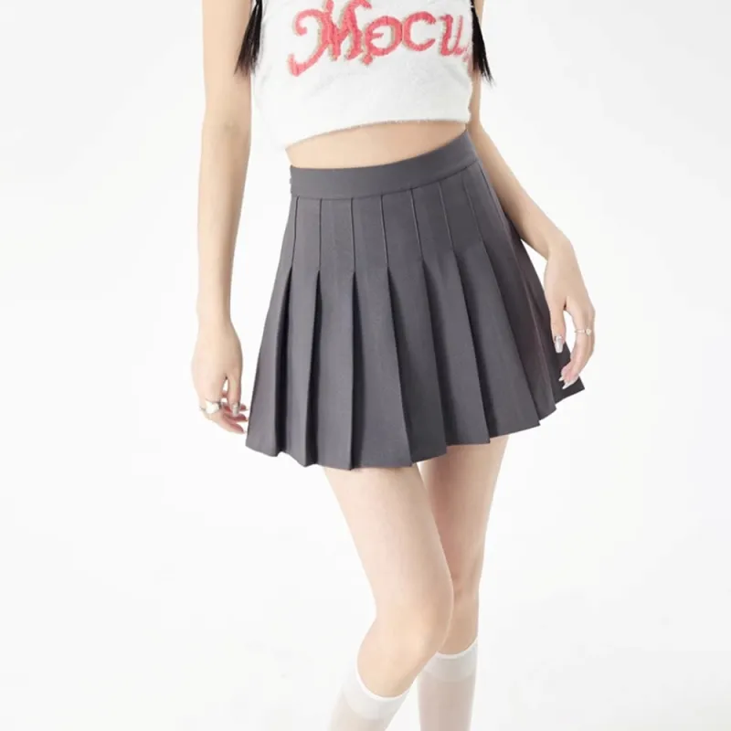 Vine Color Casual Short Skirts Women's-58