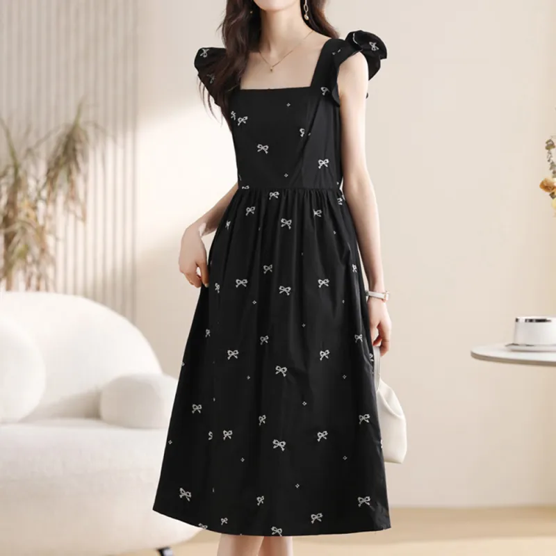 RTNH Sleeveless Dress Women's Black-2