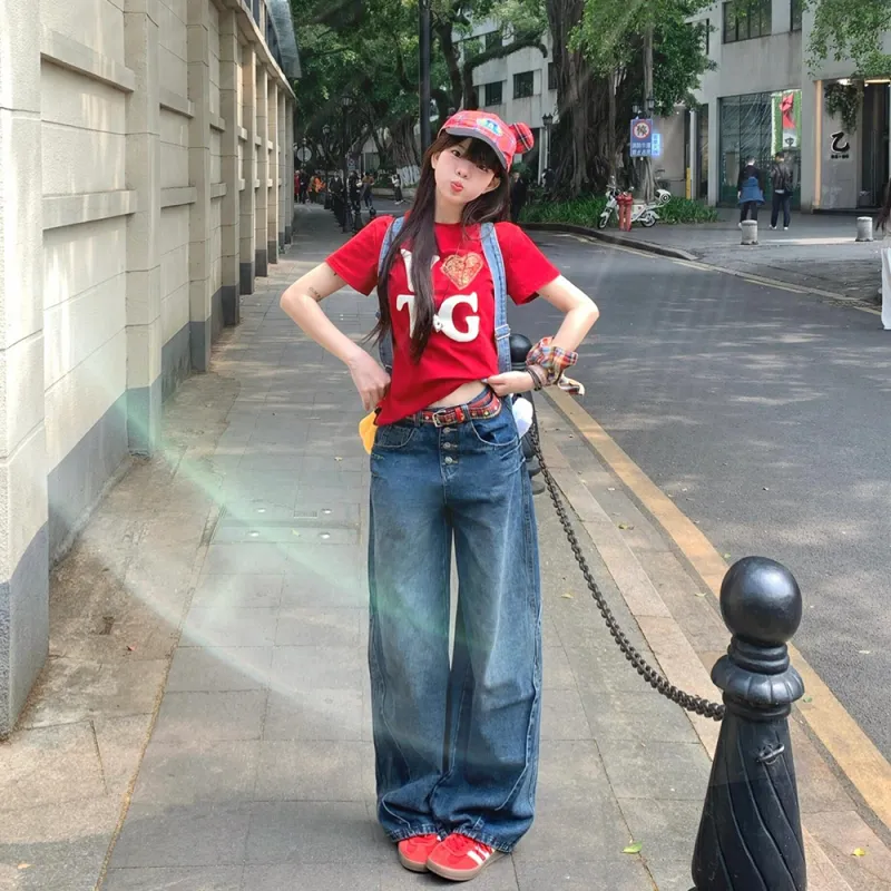 RTNH T Shirts Women's Red-3