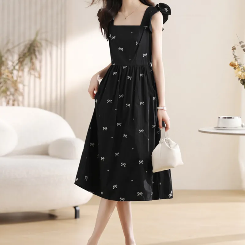 RTNH Sleeveless Dress Women's Black-6
